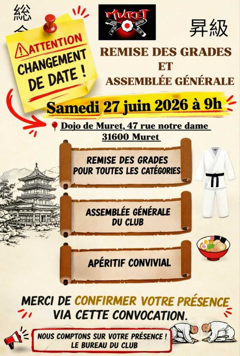 Remise des grades et AG