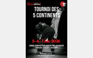 Tournoi des 5 continents Juniors/Séniors